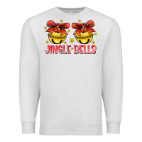 Oatmeal Heather Jingle Bells Premium Sweatshirt - CowhideDigitalArt