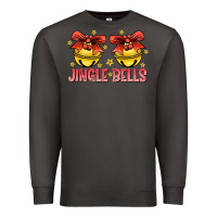Smoke Jingle Bells Premium Sweatshirt - CowhideDigitalArt