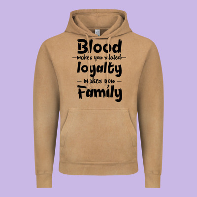 Blood Makes You Related Makes You Family Vintage Hoodie Designed By Bettercallsaul