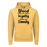 Vintage Mustard Blood Makes You Related Makes You Family Vintage Hoodie - Bettercallsaul