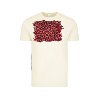 Vintage Arctic pink leopard background Vintage Tee - RanaPortraitStore
