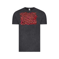 Vintage Black pink leopard background Vintage Tee - RanaPortraitStore