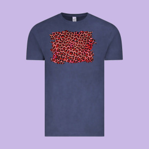 Pink Leopard Background Vintage Tee Designed By Ranaportraitstore