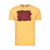 Vintage Mustard pink leopard background Vintage Tee - RanaPortraitStore