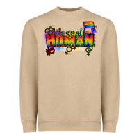 Mushroom We are all human Heavyweight Sweatshirt - CowGirlArtShop