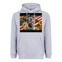 Western 4th Of July Sheep Heavyweight Hoodie | Teevron