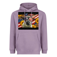 Lavender Western 4th Of July Sheep Heavyweight Hoodie - LillyAllenDesigns