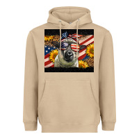 Mushroom Western 4th Of July Sheep Heavyweight Hoodie - LillyAllenDesigns