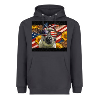 Smoke Western 4th Of July Sheep Heavyweight Hoodie - LillyAllenDesigns