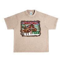 French Oak Christmas on the farm Urban Heavy Tee - RanaPortraitStore