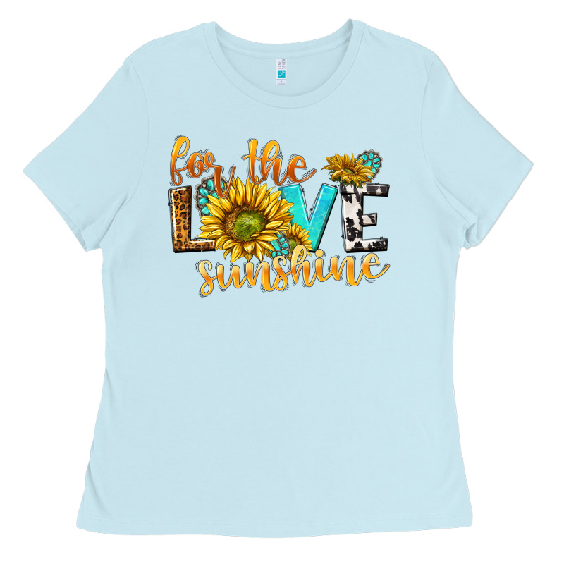 For The Love Sunshine Ladies Tee by NancyCooperArtShop | Teevron