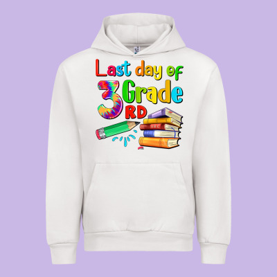 Last Day Of Third Grade Urban Hoodie Designed By Artiststas