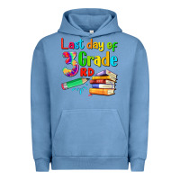 Pigment Pebble Blue last day of third grade Urban Hoodie - Artiststas
