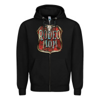 Black Rodeo mom Mother's Day Zipper Hoodie - FaDigitalArtStudio