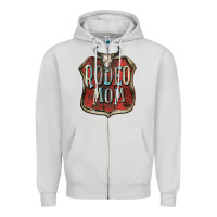Dove Grey Rodeo mom Mother's Day Zipper Hoodie - FaDigitalArtStudio