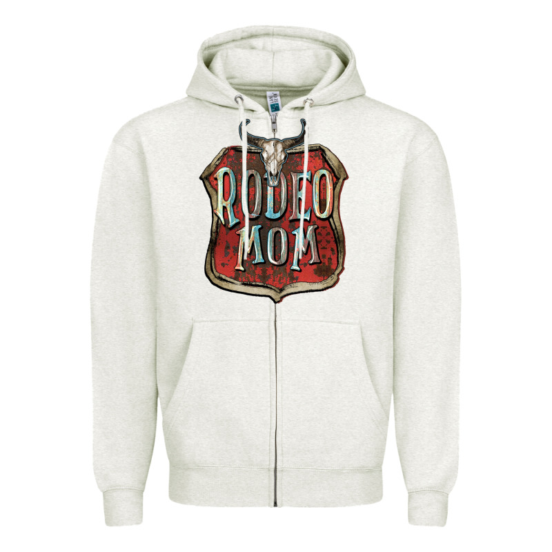 Rodeo Mom Mother's Day Zipper Hoodie by FaDigitalArtStudio | Teevron