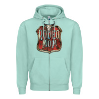 Seafoam Rodeo mom Mother's Day Zipper Hoodie - FaDigitalArtStudio