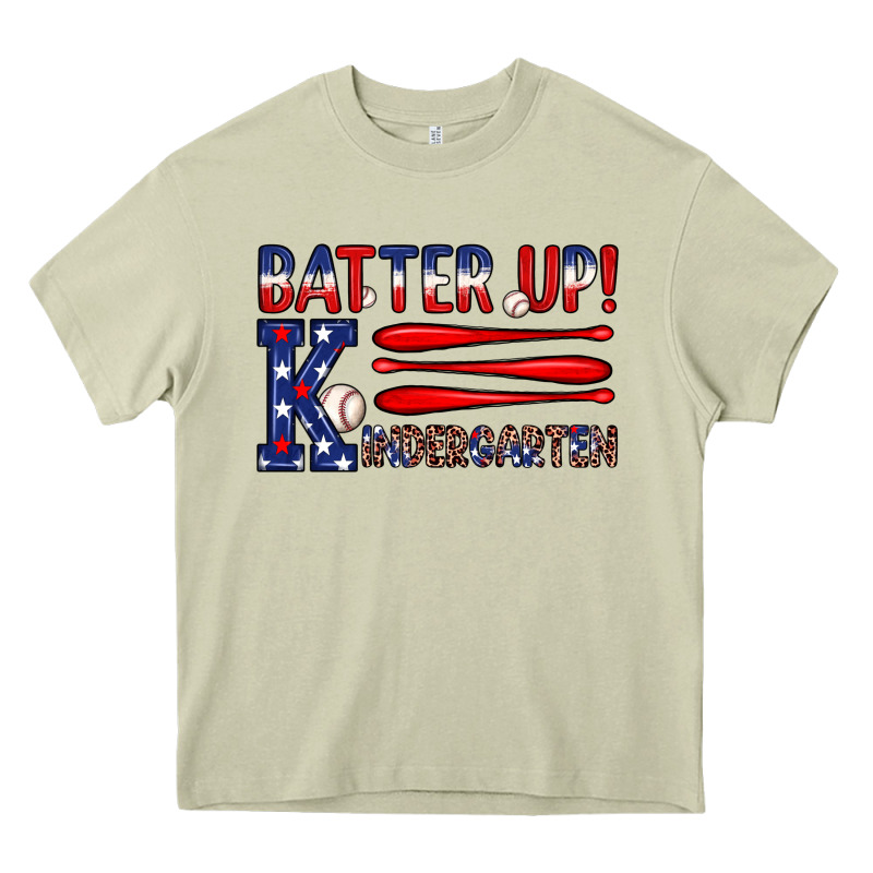 Patriotic Baseball Kindergarten Theme Heavy Core Tee by JahusDesignShop | Teevron