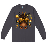 Smoke new year's eve afro messy bun Long Sleeve Tee - texasbilliewilder