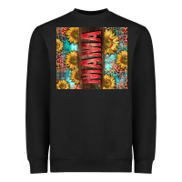 Black Mama Sunflower Heavyweight Sweatshirt - CowGirlArtShop