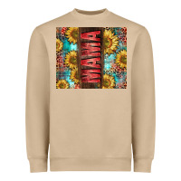 Mushroom Mama Sunflower Heavyweight Sweatshirt - CowGirlArtShop