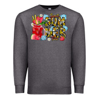 Charcoal Heather sweet summer time Premium Sweatshirt - CowhideDigitalArt