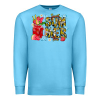Ocean Blue sweet summer time Premium Sweatshirt - CowhideDigitalArt