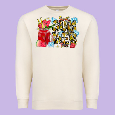 Sweet Summer Time Premium Sweatshirt Designed By Cowhidedigitalart