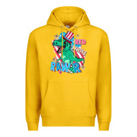 Lemon Red white rawr Premium Hoodie - FaDigitalArtStudio