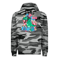 Slate Camo Red white rawr Premium Hoodie - FaDigitalArtStudio