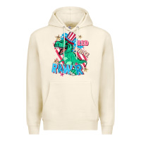 Tofu Red white rawr Premium Hoodie - FaDigitalArtStudio