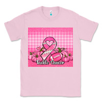 Bubblegum Pink tackle cancer pumpkins football and ribbon Classic Tee - Jasminsmagicworld