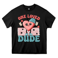 Black one loved dude Heavy Core Tee - MaliasSmallBusiness