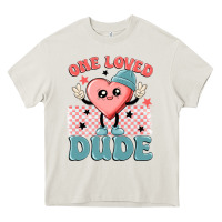 Cream one loved dude Heavy Core Tee - MaliasSmallBusiness
