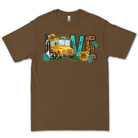 Cacao school bus love Premium Tee - NancyCooperArtShop