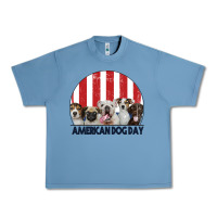 Pebble Blue American Dog Day Urban Heavy Tee - Bettercallsaul