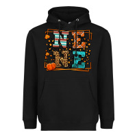 Black Fall Autumn Leopard Nene Heavyweight Hoodie - LillyAllenDesigns