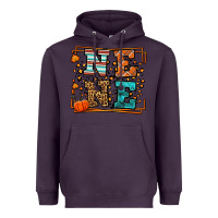 Plum Fall Autumn Leopard Nene Heavyweight Hoodie - LillyAllenDesigns