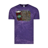 Cloud Purple I Run on Coffee and Christmas Cheer Vintage Tee - Bettercallsaul