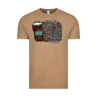 I Run On Coffee And Christmas Cheer Vintage Tee | Teevron