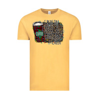 Vintage Mustard I Run on Coffee and Christmas Cheer Vintage Tee - Bettercallsaul