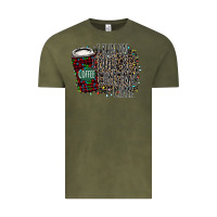 Vintage Olive I Run on Coffee and Christmas Cheer Vintage Tee - Bettercallsaul