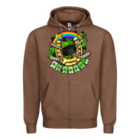 Chestnut St. Patrick's Day Hockey Zipper Hoodie - FaDigitalArtStudio