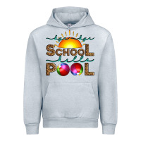 Heather Grey bye bye school hello pool Urban Hoodie - Artiststas