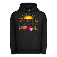 Pigment Black bye bye school hello pool Urban Hoodie - Artiststas
