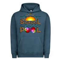 Pigment Midnight Navy bye bye school hello pool Urban Hoodie - Artiststas