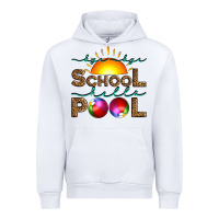 White bye bye school hello pool Urban Hoodie - Artiststas