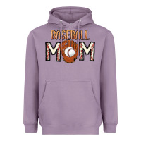Lavender Baseball Mom Heavyweight Hoodie - CowhideDigitalArt