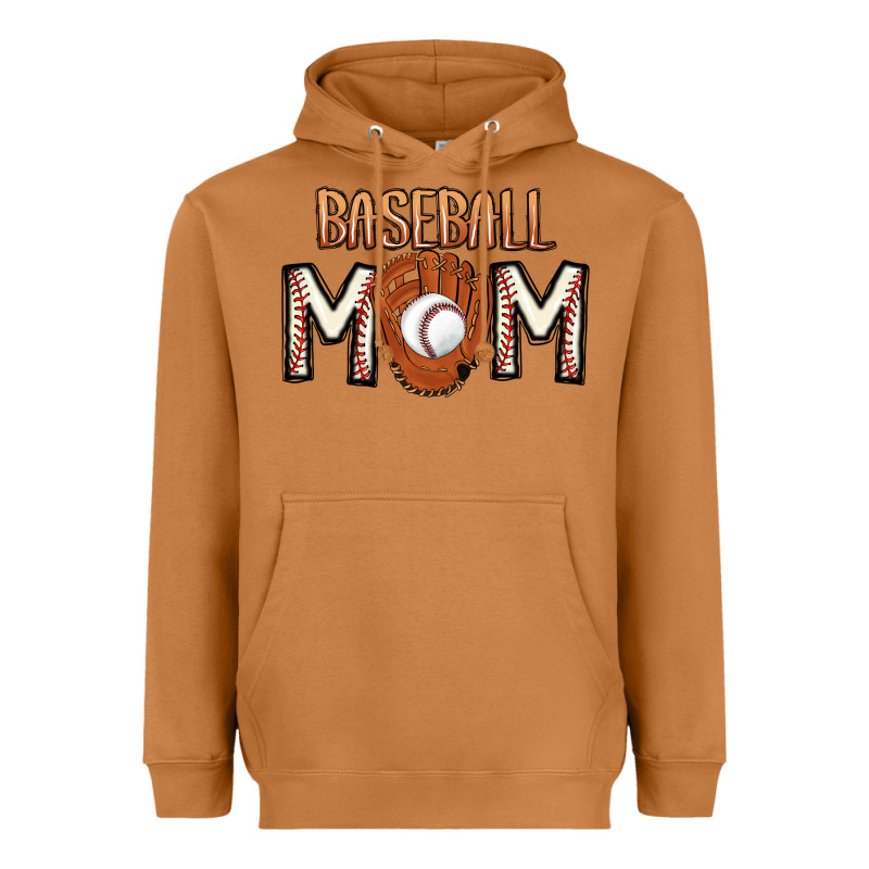 Baseball Mom Heavyweight Hoodie by CowhideDigitalArt | Teevron