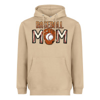 Mushroom Baseball Mom Heavyweight Hoodie - CowhideDigitalArt